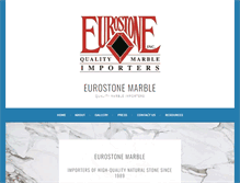 Tablet Screenshot of eurostonemarble.com